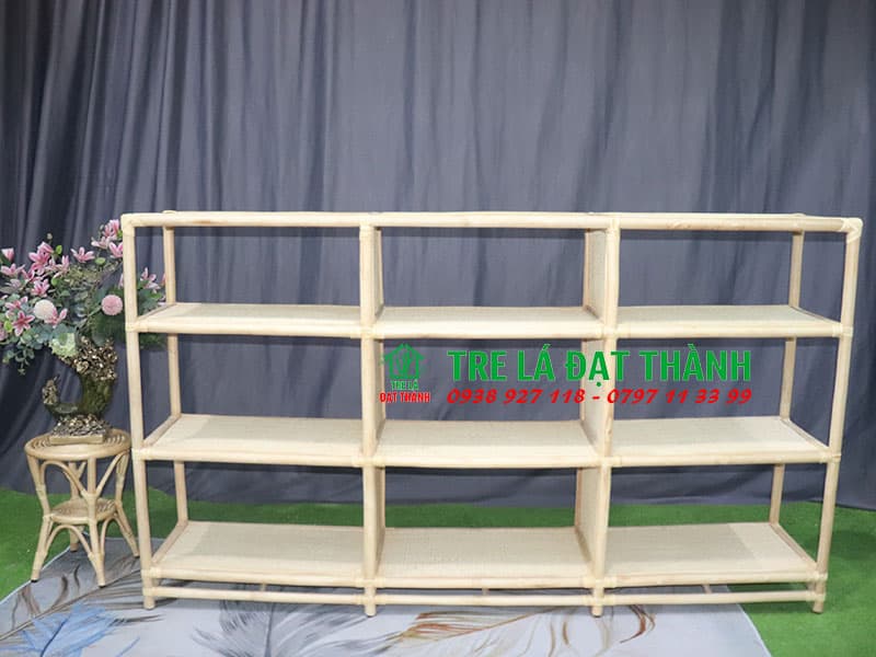 Kệ Đựng Đồ Mây Tre Đan - KDDMTD018